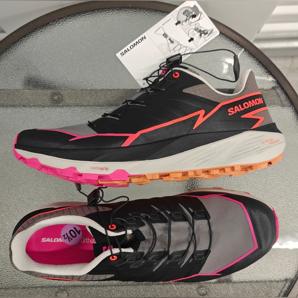 Size 10.5 - Salomon Thundercross Plum Kitten Pink Glow